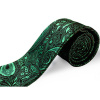 Zelená kravata paisley
