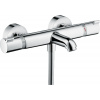 Hansgrohe Ecostat vaňová/sprchová batéria nástenná s termostatom chrómová 13114000