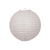 Lampion papírový 25 cm, bílý