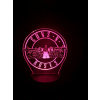 Beling 3D lampa, Guns N’ Roses, 7 farebná L341