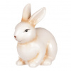 Nábytek PEGAS s.r.o. Zajíc - keramická figurka, barva krémovo-bílá