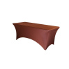TENTino Elastický poťah STANDARD na skladací stôl 180-183x76 cm VIAC FARIEB Farba obrusu: ČOKOLÁDOVOHNEDÁ / CHOCOLATE
