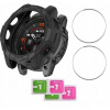 Ochranné silikónové puzdro +2x Tvrdené Sklo Garmin Fenix 7 / 7 Solar 47 mm