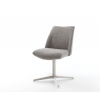 Jedálenská stolička Elso-Flex bouclé striebornošedá podnož