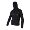 Pánska mikina klokanka SENSOR MERINO UPPER RJ čierna M