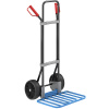 Rudla na vrecia, čierna ,lopata na balíky š x h 430 x 450 mm, modrá EUROKRAFTpro