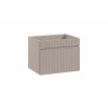 Comad Iconic Cashmere skrinka 60x46x46 cm závesná kúpeľňová skrinka pod umývadlo béžová ICONIC CASHMERE 82-60-D-1S