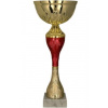 DEMI SPORT Športová trofej Pohár 9270 Farba - hlavná: Zlatá, Farba - doplnková: Červená, Veľkosť trofej: A - 34.5 cm