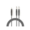 Kábel Jack 3,5mm konektor/2x Jack 6,35mm konektor 3m NEDIS COTH23200GY30