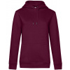 B&C Dámska mikina pre hlavu WW02Q Dark Cherry M