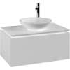 VILLEROY & BOCH Legato závesná skrinka pod umývadlo na dosku (umývadlo v strede), 1 zásuvka, 800 x 500 x 380 mm, White Matt, B56900MS