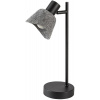 Rabalux Farelia stolová lampa 1x10 W čierna-popolavá 74018