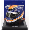 Spark-model prilby Arai Casco Prilba Kyle Larson Team Arrows Mclaren H1100 Nascar Cup Series Season 2024 1:5 Blue Orange White
