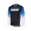 Yoko TWO čierno-bielo-modrý (Priedušný motokrosový dres s výborným strihom)