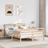 zahrada-XL Posteľný rám s čelom 150x200 cm borovicový masív 3305945
