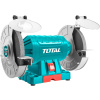 TOTAL Brúska stolová dvojkotúčová, 350 W, industrial TBG35020