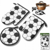 Futbalové kuchynské rukavice s podložkou Gadget Master