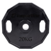 Insportline Pogumovaný olympijský kotúč Ruberton 20 kg 50 mm