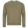 Pepe jeans Mikiny MACBETH SMALL LOGO PLAIN CREW Kaki