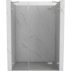 Mexen Lunar sprchové dvere pravé 145 cm, transparentné, brúsený nikel - 834S-145-050-97-00-P