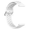 SmartFit Športový silikónový remienok k hodinkám / biely / šírka 22mm / 661024