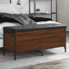 zahrada-XL Úložná lavička hnedý dub 102x42x45 cm kompozitné drevo 835151