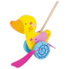 Goki Drevené strkadlo Kačička