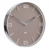 Designové nástěnné hodiny Future Time FT3010BR Flat café latte 30cm - doprava ZDARMA!
