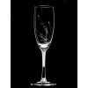 Svadobné poháre pre hostí - Thun šampus 190 ml s jemným motívom, menom hosťa a dátumom svadby, Vyberte objem sklenic prosim... 350 ml vino