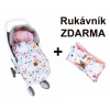 Baby Nellys Dětský fusak maxi, PREMIUM Srnka 110x50cm,+ rukávník Zdarma Baby Nellys