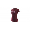 SENSOR MERINO AIR HILLS dámské triko kr.rukáv port red L