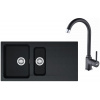 Set Franke T45Č (dřez OID 651 Černá + baterie FP 9000.071 Onyx) 114.0441.230
