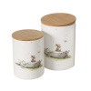 Boltze Home Dóza so zajkom Bunny - set 2ks, vzor B