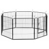 Kovová ohrádka Wiesenfield pre veľkého psa, 203 x 203 x 81 cm