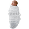 Red Castle zavinovačka pre novorodenca The Miracle Blanket™ 43068 bielo-šedá