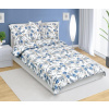 Bellatex Povlečení krepové Modrá 80/513 - 140x220, 70x90 cm