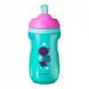 Tommee Tippee netečúci termohrnček so slamkou Explora 260ml ružová