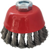 Nerezová drôtená kefa na poháre 0,5 mm, Ø 90 mm KS Tools 340.0027; 340.0027