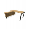 Nowy Styl Písací stôl CS5040 4-L 160 cm so sideboardom