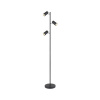 Stojaca lampa Globo 57910SB Robby 3xGU10 35 W čierna