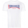 LONSDALE TWO TONE tričko biele LONSDALE 09-0213