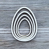 Drevené vajíčka - obrys - Obrys 6,2 x 4,7cm