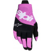 rukavice TECHSTAR, ALPINESTARS (černá/světle šedá/fialová, vel. L)