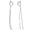 Ewena Náušnice ocelové s řetízkem TK2523 + dárkové balení