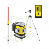 NIVEL-S Krížový laser CL3G zelený SET + statív SJJ-M1EX + prijímač RD800 + lata LS24