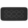 Spirella Protiskluzová podložka do vany ALASKA,čierna, 71 x 36 cm