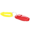 Flamingo Dog Training Clicker 2v1 - kliker pre psov, s píšťalkou, červený