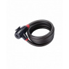 Zámka na bicykel špirálová BBB BBL-41 POWERLOCK 12mm x 1800mm.