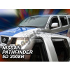 Deflektory na okná pre Nissan Pathfinder R51, 2ks