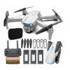 DRON E99 2x KAMERA 4K ZAWIS 500M WIFI PUZDRO PILOT HRAČKA NÁPAD